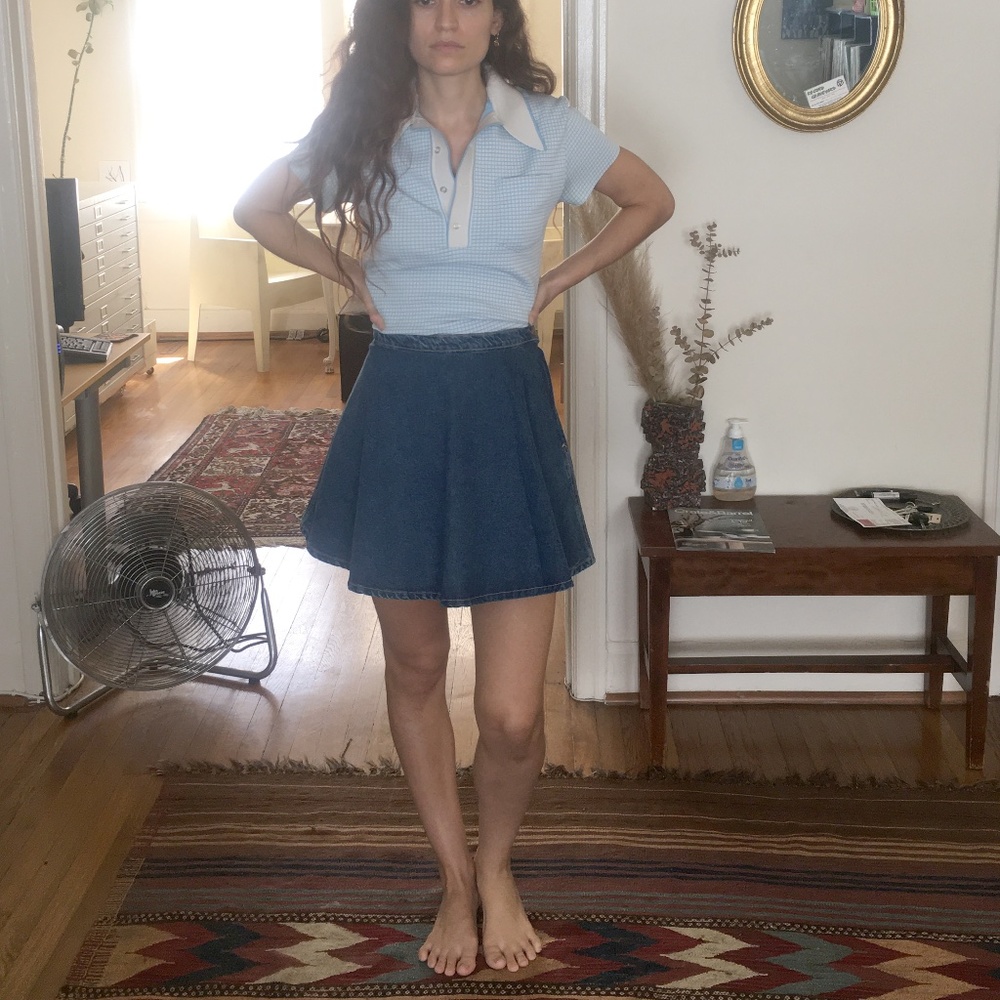 OG American Apparel Denim Circle Skirt